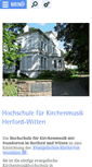 Mobile Screenshot of hochschule-herford.de